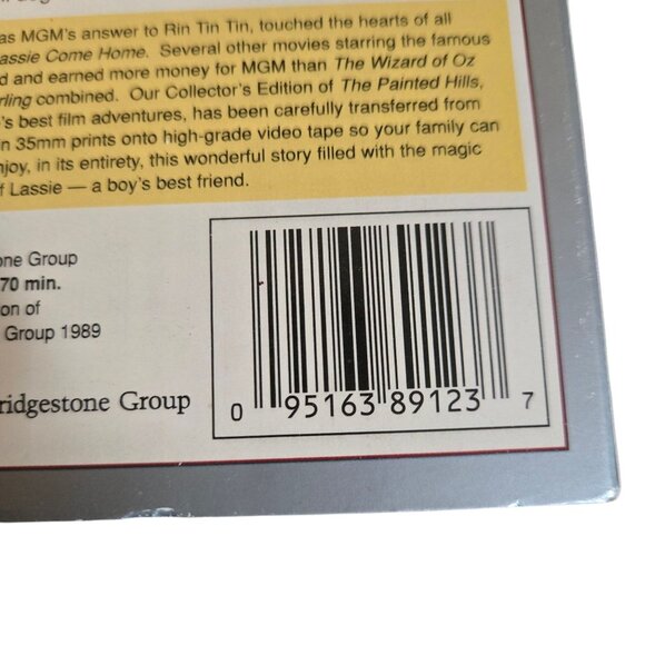 Lassie The Painted Hills VHS Collectors Edition 1989 Color Family Movie - Picture 9 of 11